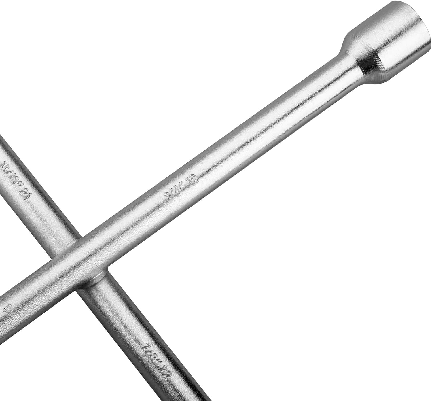 CARTMAN 14" Heavy Duty Universal Lug Wrench, 4-Way Cross Wrench: Automotive
