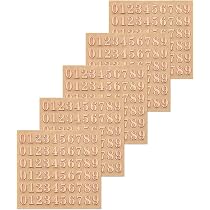 thumbnail image 2 of Teaaha 9 Sheets Small Letter Stickers For Resin, Mini Number Stickers 2 of 11