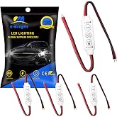 YM E-Bright LED Flash Strobe Controller for LED Strip Light Bulb Flasher Module Compatible with Car, Boat, Household DC 5V~24V Memory Function (Pack of 4)