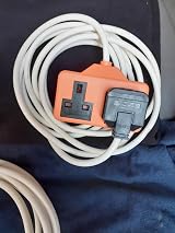 LORD C Heavy Duty 2 Gang 13A Re-Wireable Rubber Block Extension Socket Orange view 6