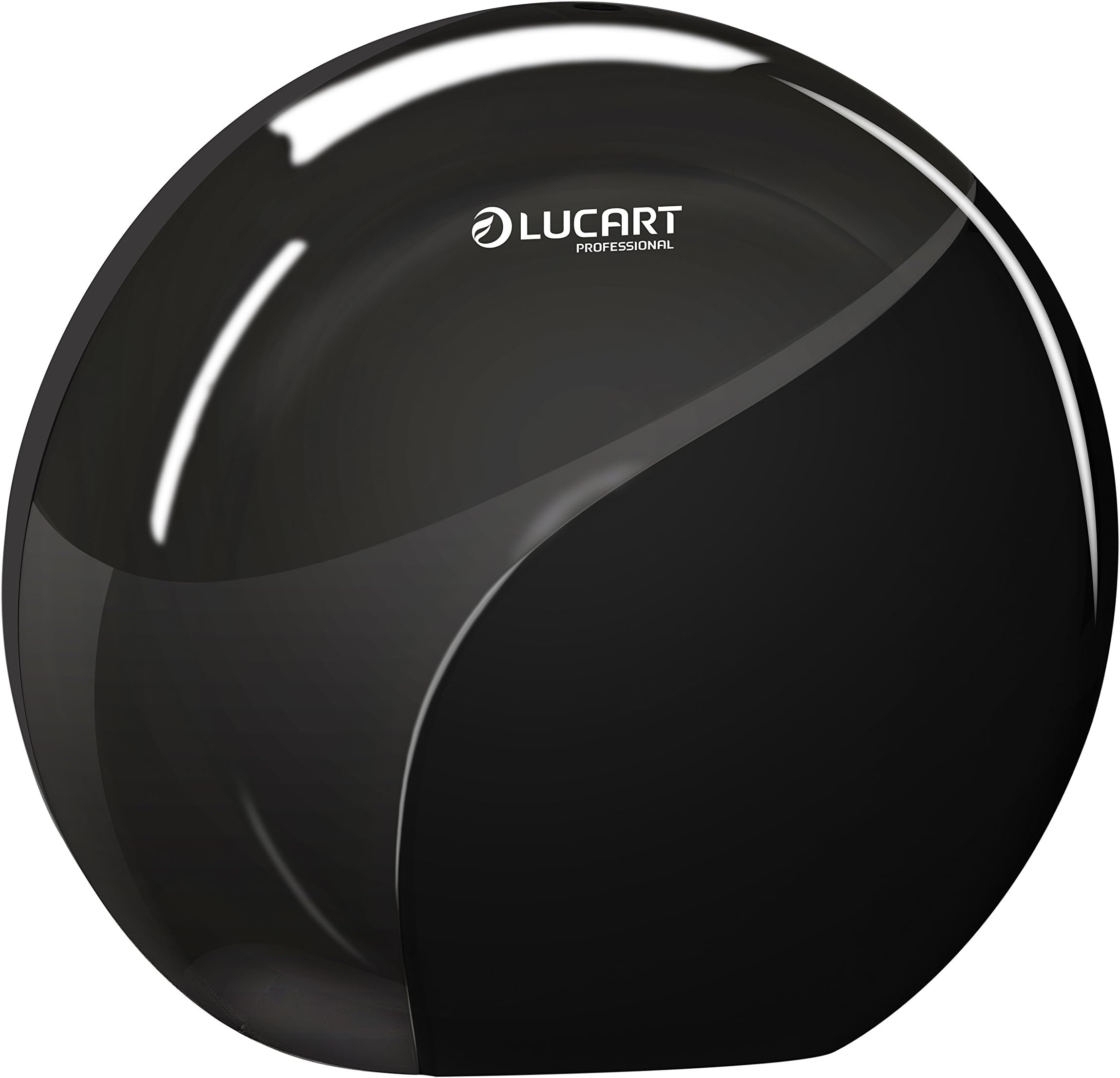 Lucart Professional 892328 Device, Maxi Jumbo Toilet Paper Dispenser, Black (Pack of 1)