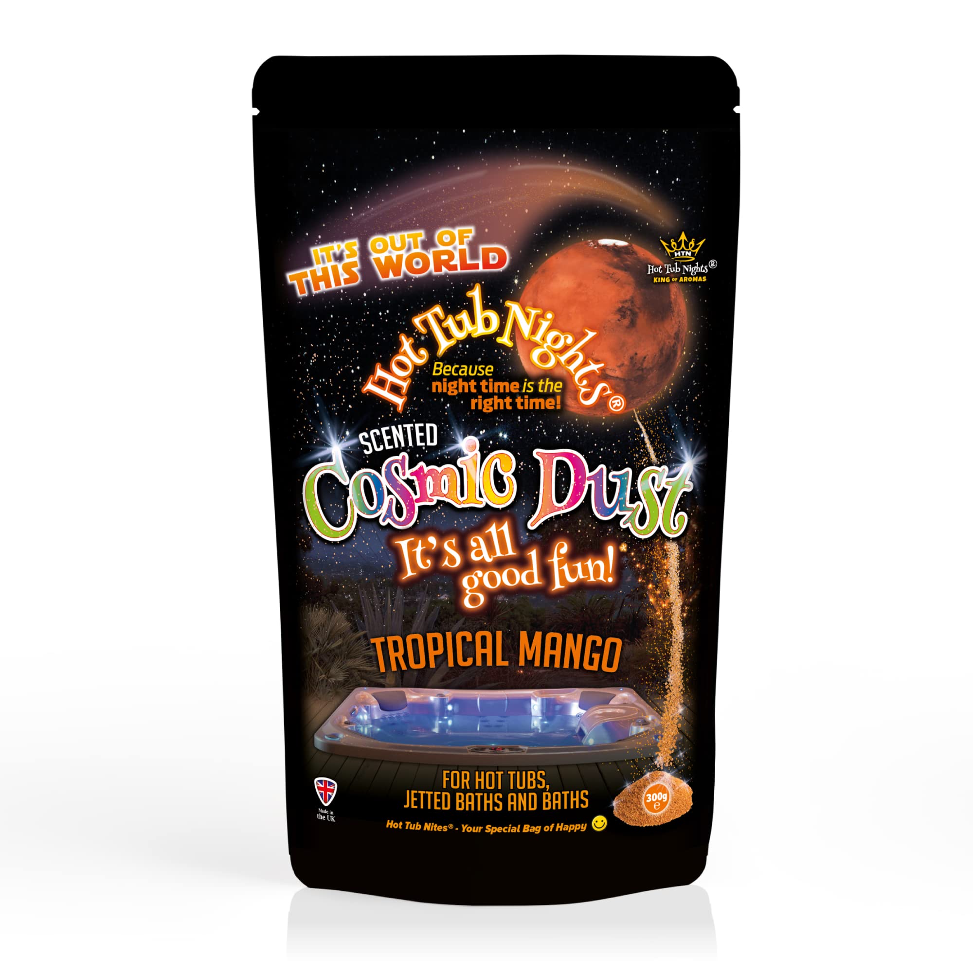 Hot Tub Nights Aromatherapy Cosmic Dust Tropical Mango 1 x (300g)