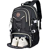PEAGLOB 40L Hiking Backpack Large Capacity Camping Pack for Men Outdoor Travel Waterproof Backpack with Shoes Compartment
