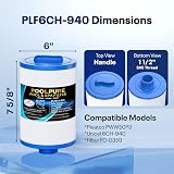 POOLPURE 6CH-940 Spa Filter 1 1/2 In Thread Replaces PWW50P3 2 Pack view 2