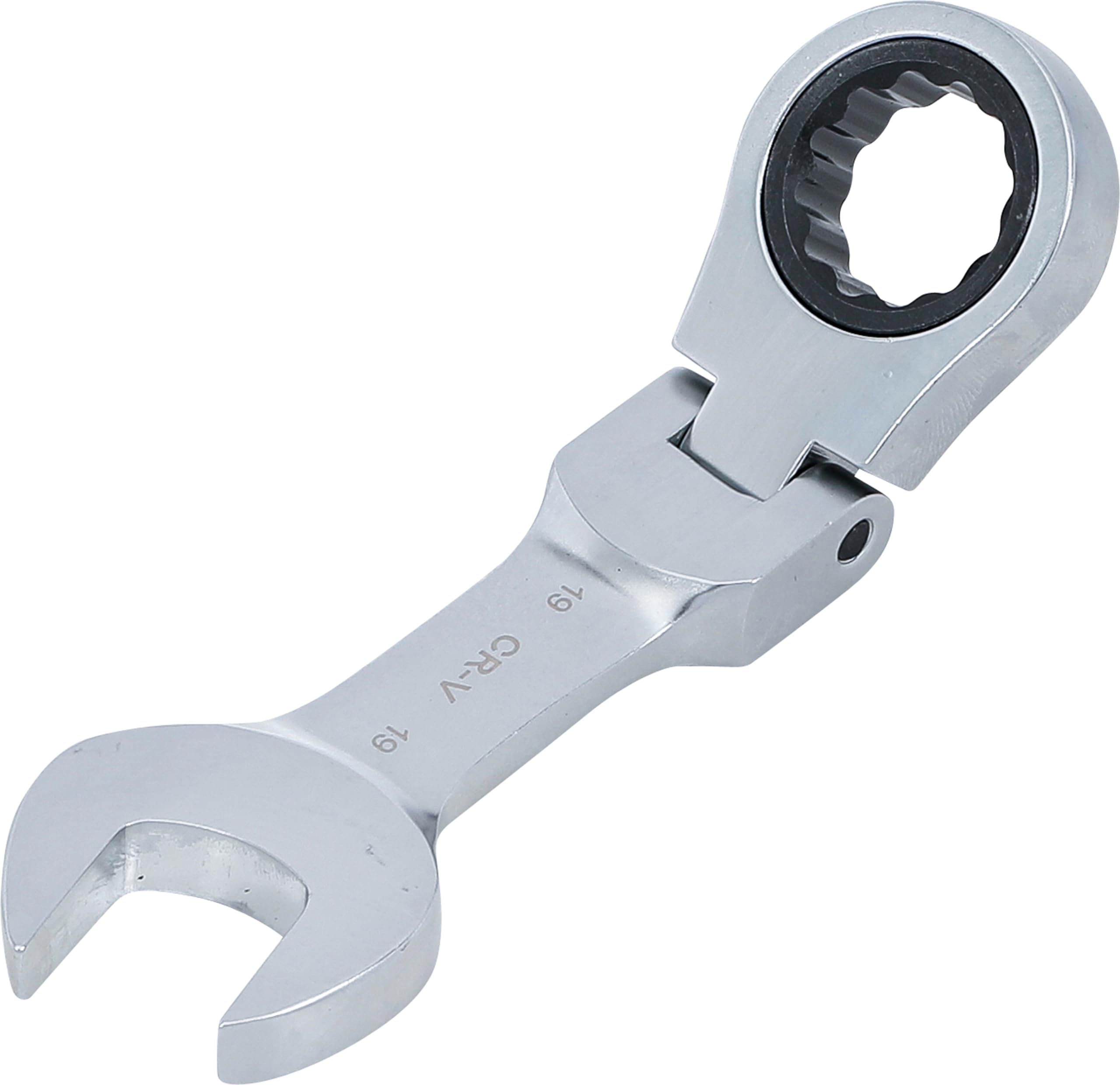 BGS 6919 | Ratchet Combination Wrench | short | adjustable | 19 mm