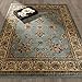 Ottomanson Collection Royal Rug Abstract, 7 ft 10 in x 9 ft 10 in, Seafoam
