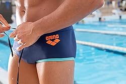 ARENA One Men's Big Logo Low-Waist Swim Short