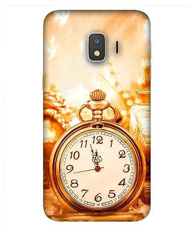 Printfidaa Year Clock Honey Orange Background Printed Amazon In