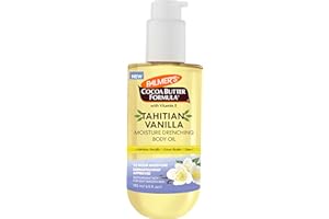 Palmer's Cocoa Butter Formula Body Oil, Moisture Drenching Tahitian Vanilla, 6.5 Oz, 72Hr Hydration with Shea Butter & Vitamin E for Softer Skin, Protects & Soothes Dryness, Dermatologist Approved