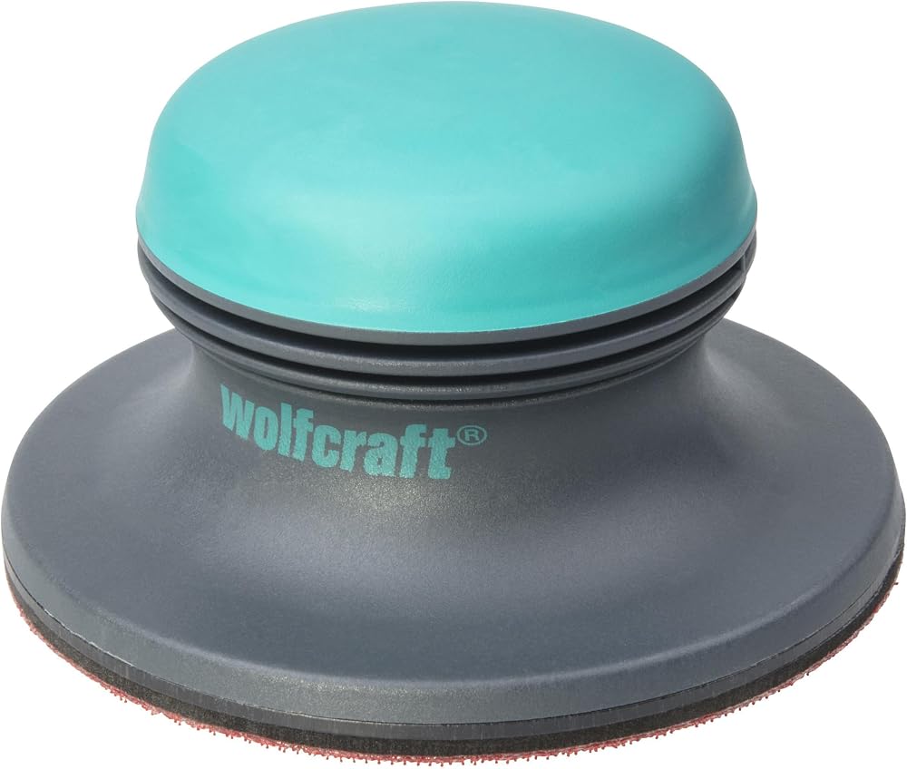 Wolfcraft Surface Sander 125mm Ø Velcro Fast Sanding Ergonomic EU Made