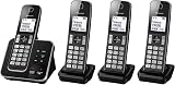 Panasonic KX-TGD624 Cordless Phone with Call Block and Answering Machine Pack 4