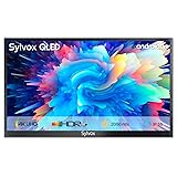 SYLVOX Outdoor TV, 4K QLED Outdoor TV 65 inch 2000