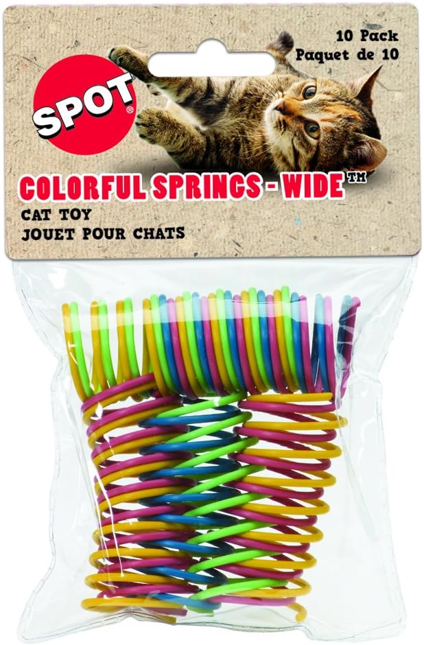 Ethical Wide Colorful Springs Cat Toy : Pet Supplies