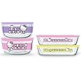 Pyrex 8pc Glass Storage Set: Hello Kitty, 8 Piece, Multi Color