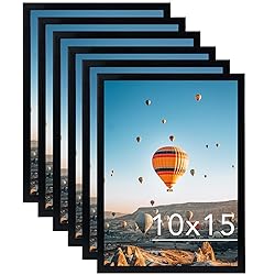 JCJMY 10x15 Black Picture Frame Set of