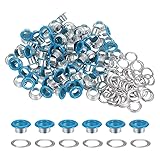 HARFINGTON 100PCS Grommets Eyelets 3/10 Inch