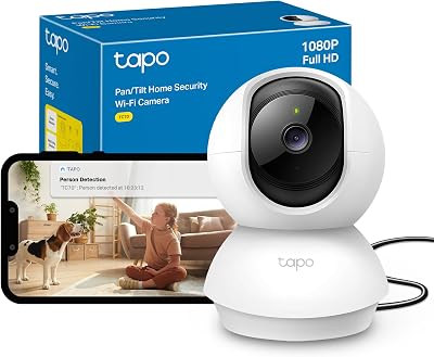 Tapo TC70 Pan Tilt Indoor WiFi Camera 1080p HD AI Detection Pet Baby Monitor