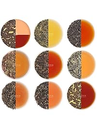 Assorted Loose Leaf Tea - 10 TEAS, 50 SERVINGS - Black Tea, Green Tea, Oolong Tea, Chai Tea, White Tea | BEST SELLING Tea Variety Pack | Hot, Iced, Kombucha Tea, Loose Leaf Tea Sampler & Tea Gift Set