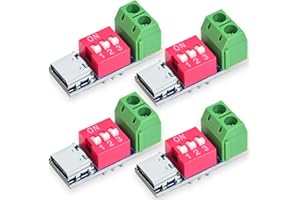 Seloky USB-C PD Trigger Board Module PD/QC Decoy Fast Charge USB Type-c to 12V High Speed Charger Power Delivery Boost (4PCS)