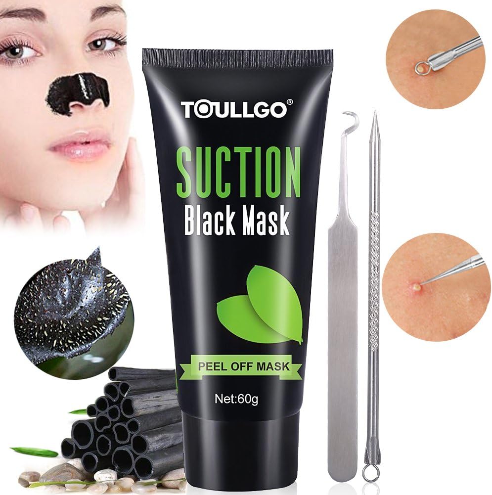 Peregrin Beauty 6pcs Blackhead Whitehead Comedone Acne Pimple Blemish Extractor Remover Professional Tool Kit With Tweezers - Free How-to Guide Included