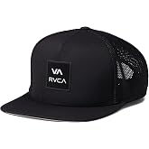 RVCA Men's Trucker Hat, Adjustable Snapback Cap for Streetwear &amp; Skating, Lightweight Breathable All-Day Comfort