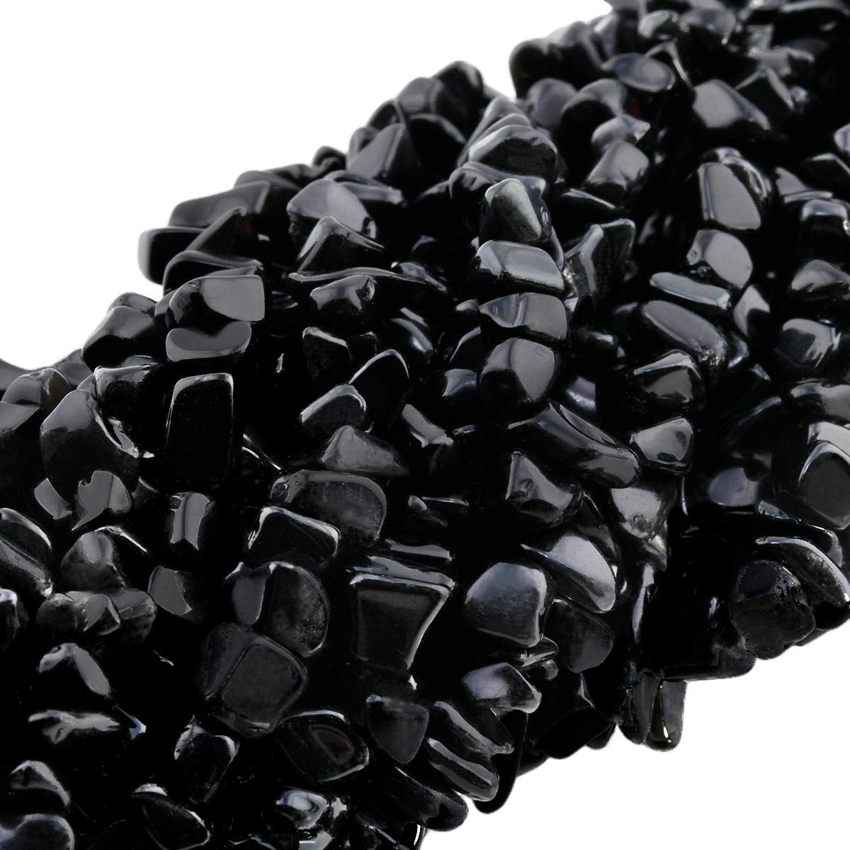 KYEYGWO Irregular Tumbled Chip Beads Strands 5-8mm Drilled Semi Precious Stones for Jewellery Making DIY Art Craft