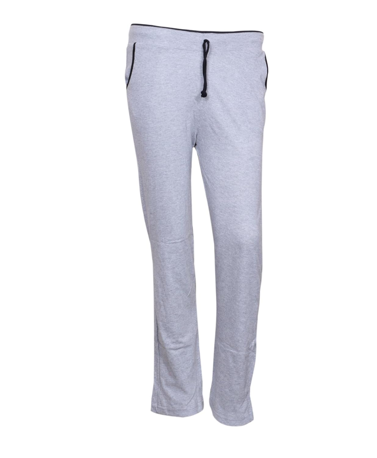 indistar women's cotton gray track pant-night wear