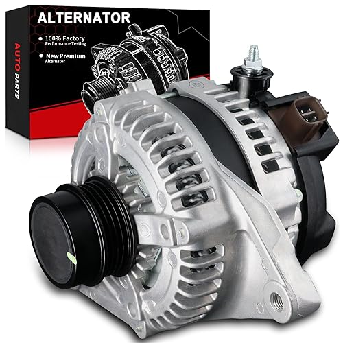 Alternator For 2010-2011 Toyota Camry L4 2.5L – 100A, 12V, Internal Fan, Painted