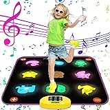 Dance Mat Toys for 3-8 Year Old for Kids, Upgraded Electronic Dance Pad with Light Up,Music Dance Game Mat with 5 Game Modes,