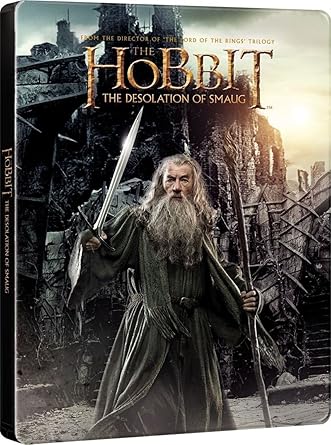 Amazon Com The Hobbit The Desolation Of Smaug Steelbook Blu Ray Dvd Spanish Import Movies Tv