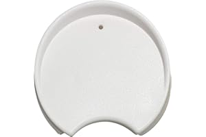 MIE Replacement Lid for Coffee Mug and Tea Cup-Competible With Starbucks Ceramic Travel Mug 10oz/12oz/16oz,Tumbler Lid,Mug Lid,Cup Lid,White,SBTW-WHT