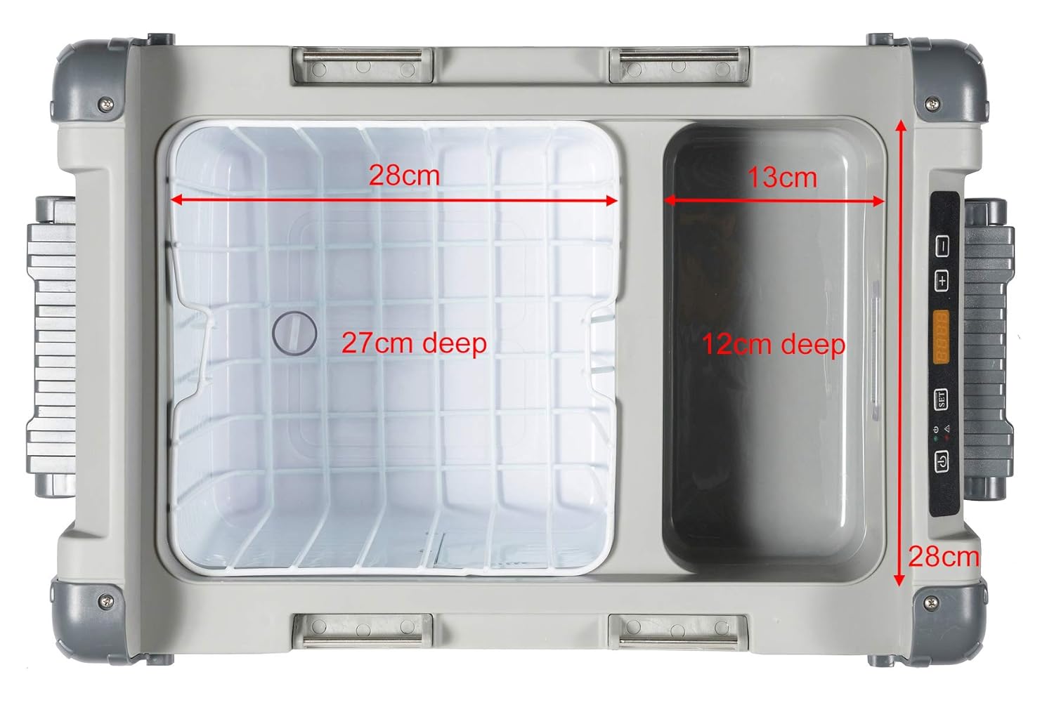 Berg - Nevera-congelador con compresor portátil de Gran tamaño (28 ...