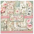 Savana 8x8 Inch Scrapbook Paper Pad 10-Pack | Double Sided Acid Free Decorative Paper