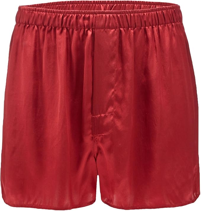 The Collection Mens Red Silk Boxers Xxl Amazon.co.uk Clothing