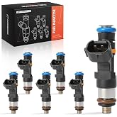 A-Premium 6Pcs Fuel Injectors Compatible with INFINITI, Nissan | for Nissan Murano 2004-2007, 350Z 2005-2006 &amp; Infiniti G35 2004-2007, M35 2006-2008, FX35 2005-2008, 3.5L, Gas