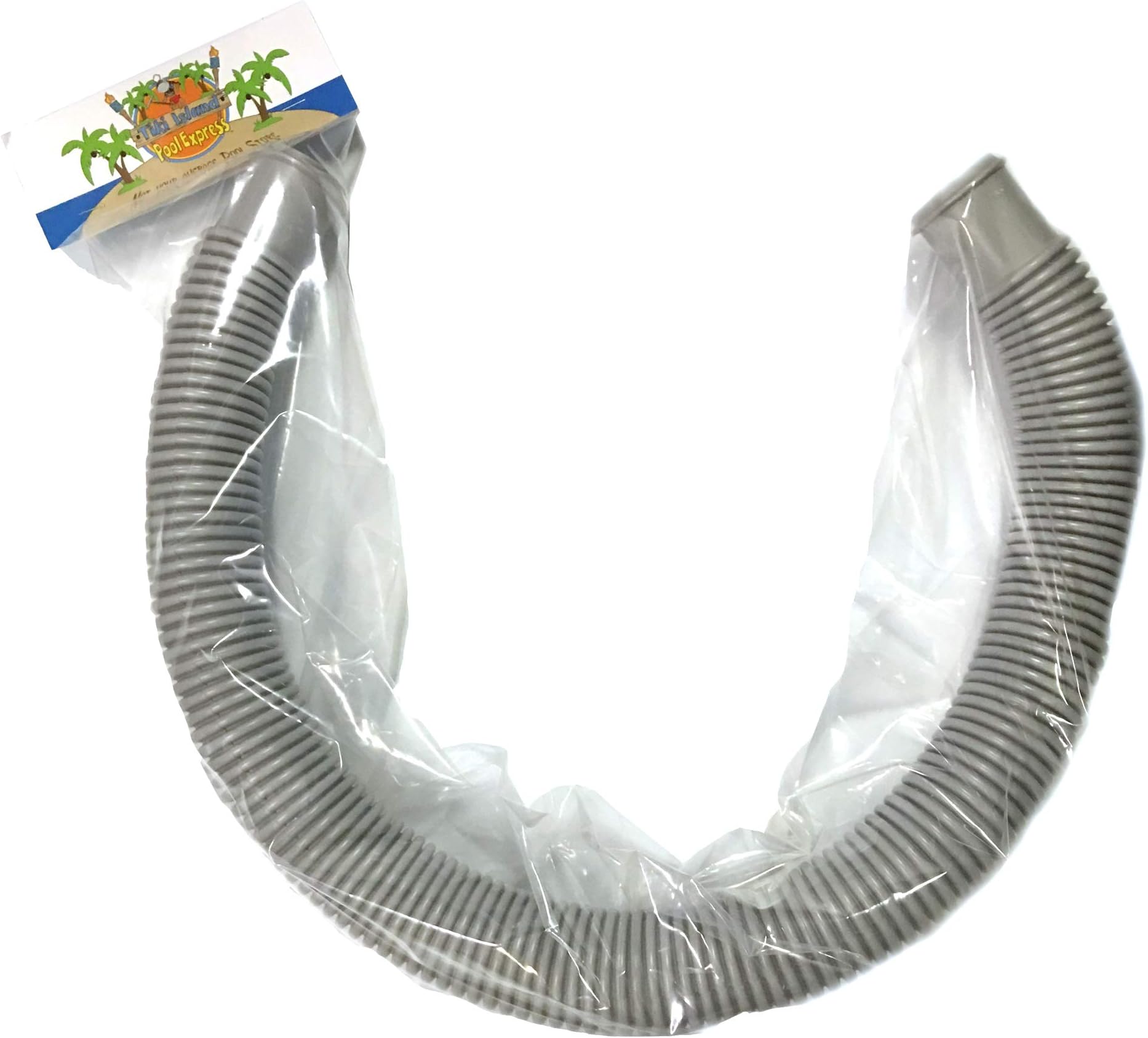 Tiki Island Pool Express 1.50" x 3' ft Pump Filter Connection Flex Hose for Above Ground Swimming Pools