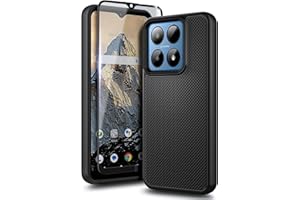 WDHD Designed for Boost Summit 5G Case with Tempered Glass Screen Protector [Maximum Coverage], Full-Body Protective [Dual Layer Hybrid] Shockproof Phone Case for Boost Mobile Summit 5G (Black)