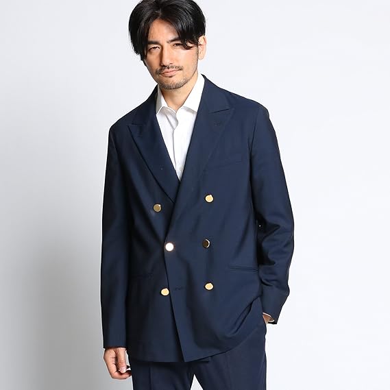 Amazon Takeo Kikuchi タケオキクチ ウールモヘアダブルジャケット メンズ ジャケット ネイビー 094 03 L コート ジャケット 通販