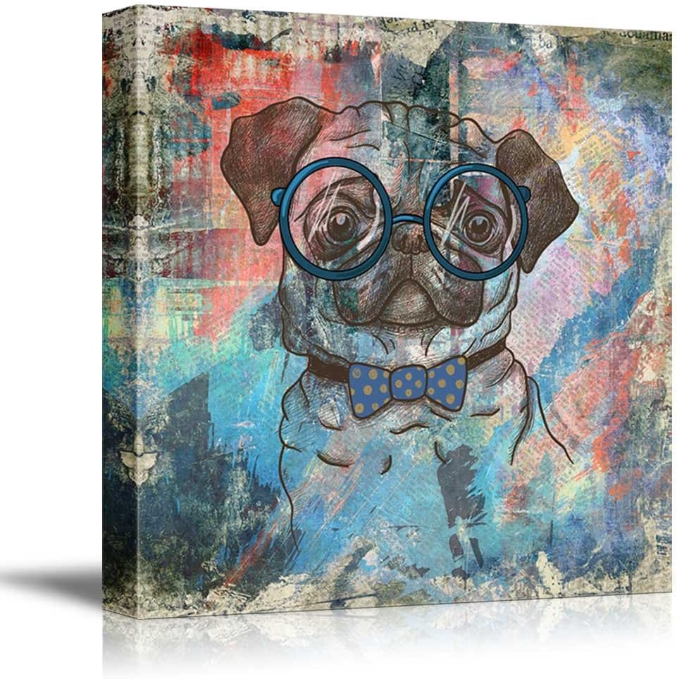 Street Art Dog - Canvas Art