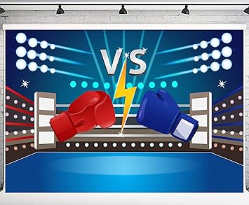 Amazon Com Phmojen Red And Blue Boxing Glove Vs Backdrop Vinyl 10x7ft Boxing Ring Photography Background For Party Photo Studio Props Dsph054 Camera Photo