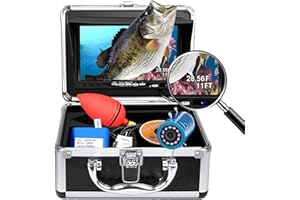 ANYSUN Portable Underwater Fishing Camera with Depth Temperature Display