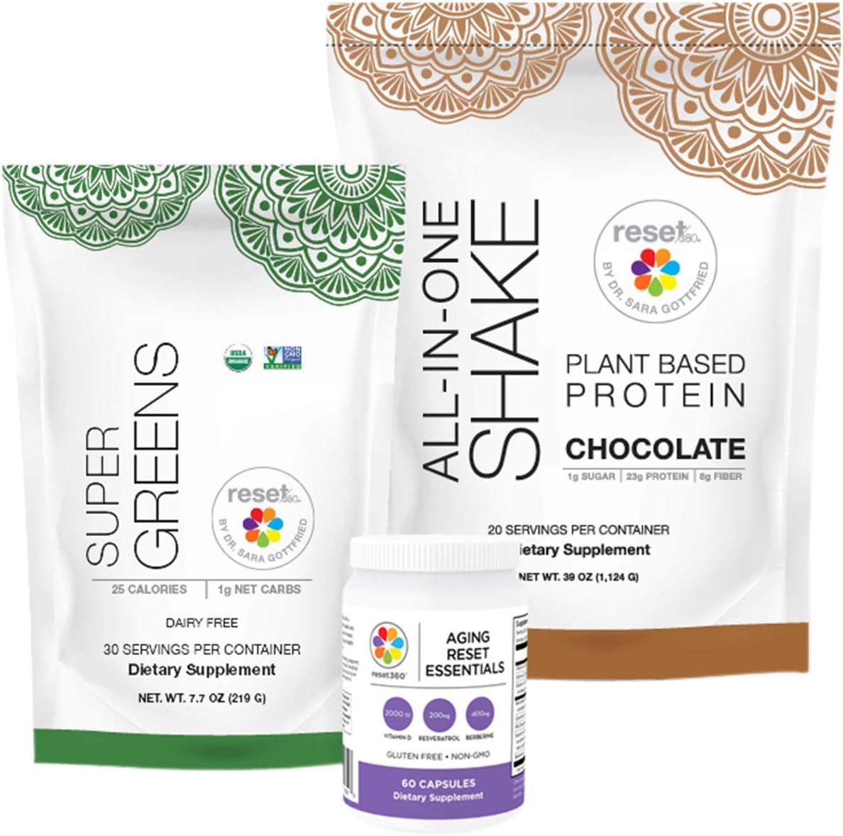 Reset360 Younger Kit Including Super Greens Superfood Diet