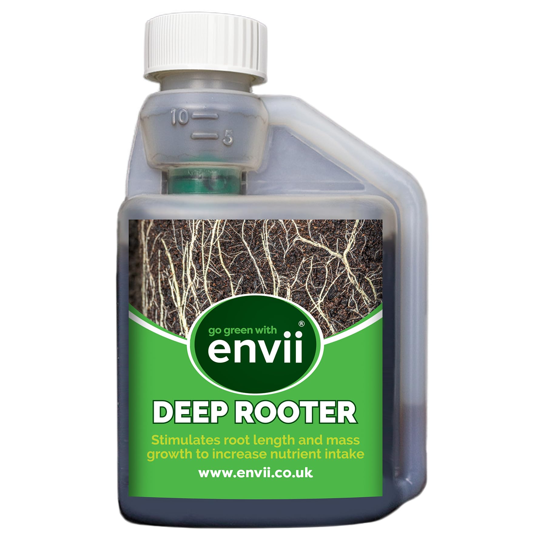 Envii Deep Rooter, Plant Root Growth Booster, Stimulates Longer, Healthier Roots, Increases Root Mass, 250ml Concentrate