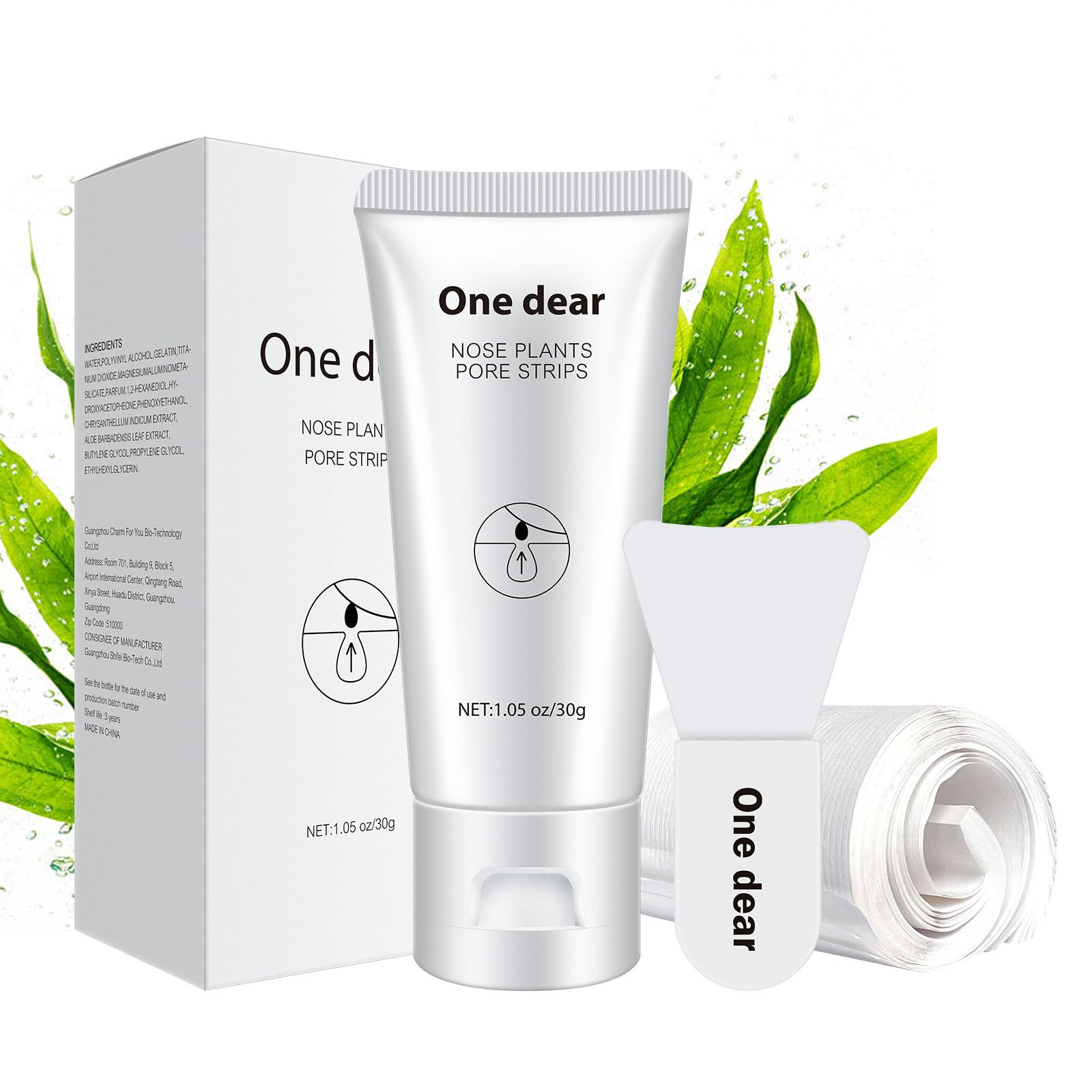 Photo 1 of MYUANGO Peel off Blackhead Remover Mask, 60Pcs Nose Strips Deep Cleansing Peel off Mask & Blackhead and Pores Remover from Face for Women & Men