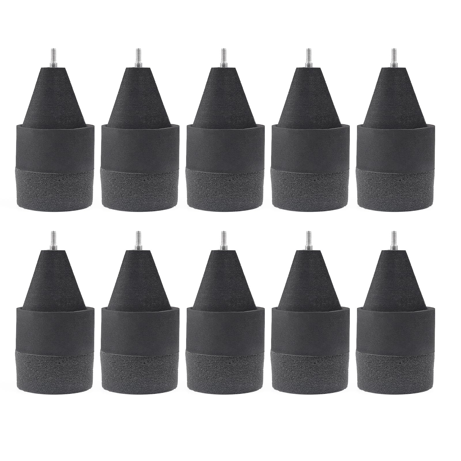 10pcs Foam Arrowheads Soft Sponge Safety Broadheads Tips for Archery Hunting CS Game Practice Shooting
