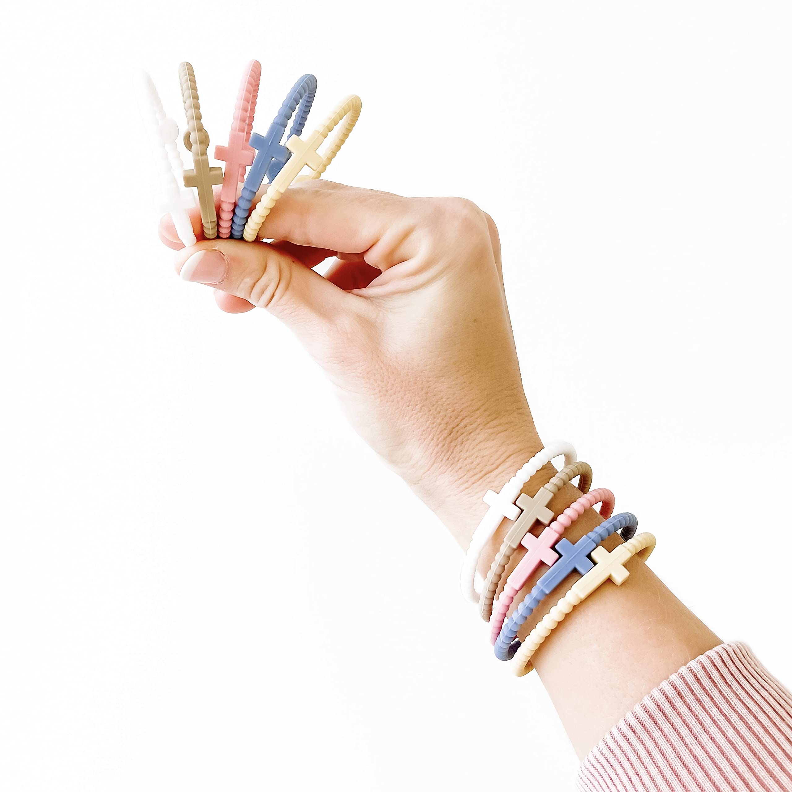 Ryan & Rose Jesus Bracelets Cross Silicone Bracelet (Original, Extra Small) on Galleon Philippines