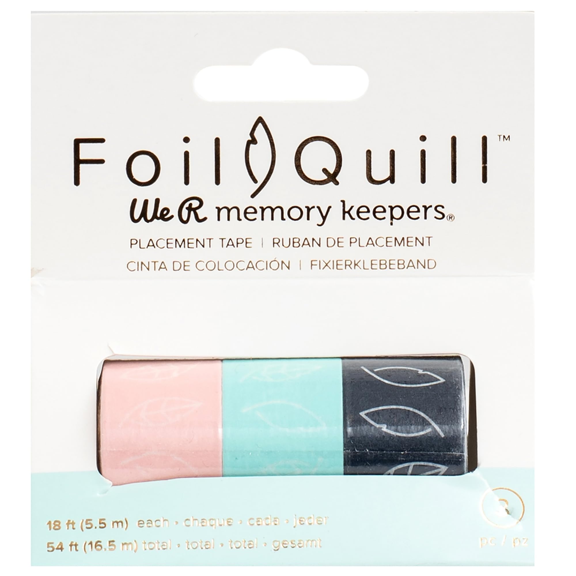 Photo 1 of We R Memory Keepers Foil Quill Placement Tape 3/Pkg-18 Feet
