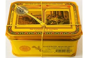 Spanish Saffron Tin Gathering of Saffron Select Grade 1/2 oz tin by Antonio Garcia Inest