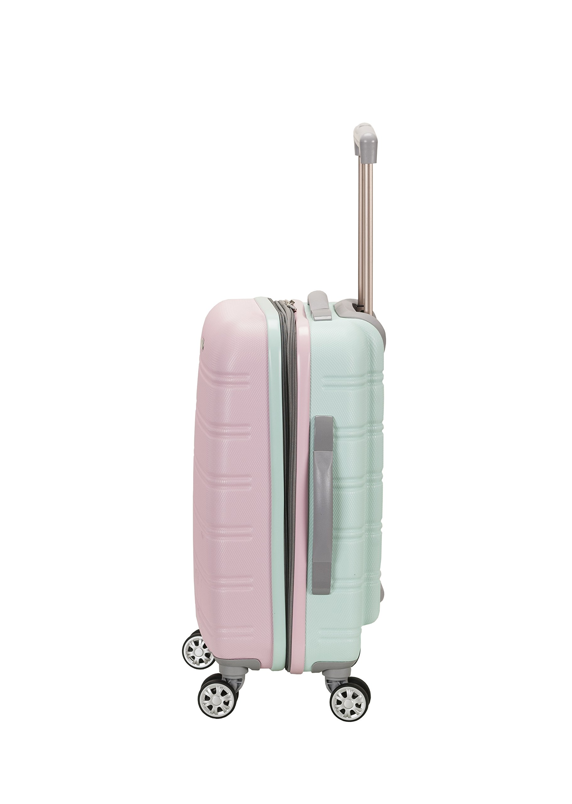 Rockland Melbourne Hardside Expandable Spinner Wheel Luggage, Mint, 3-Piece Set (20/24/28)
