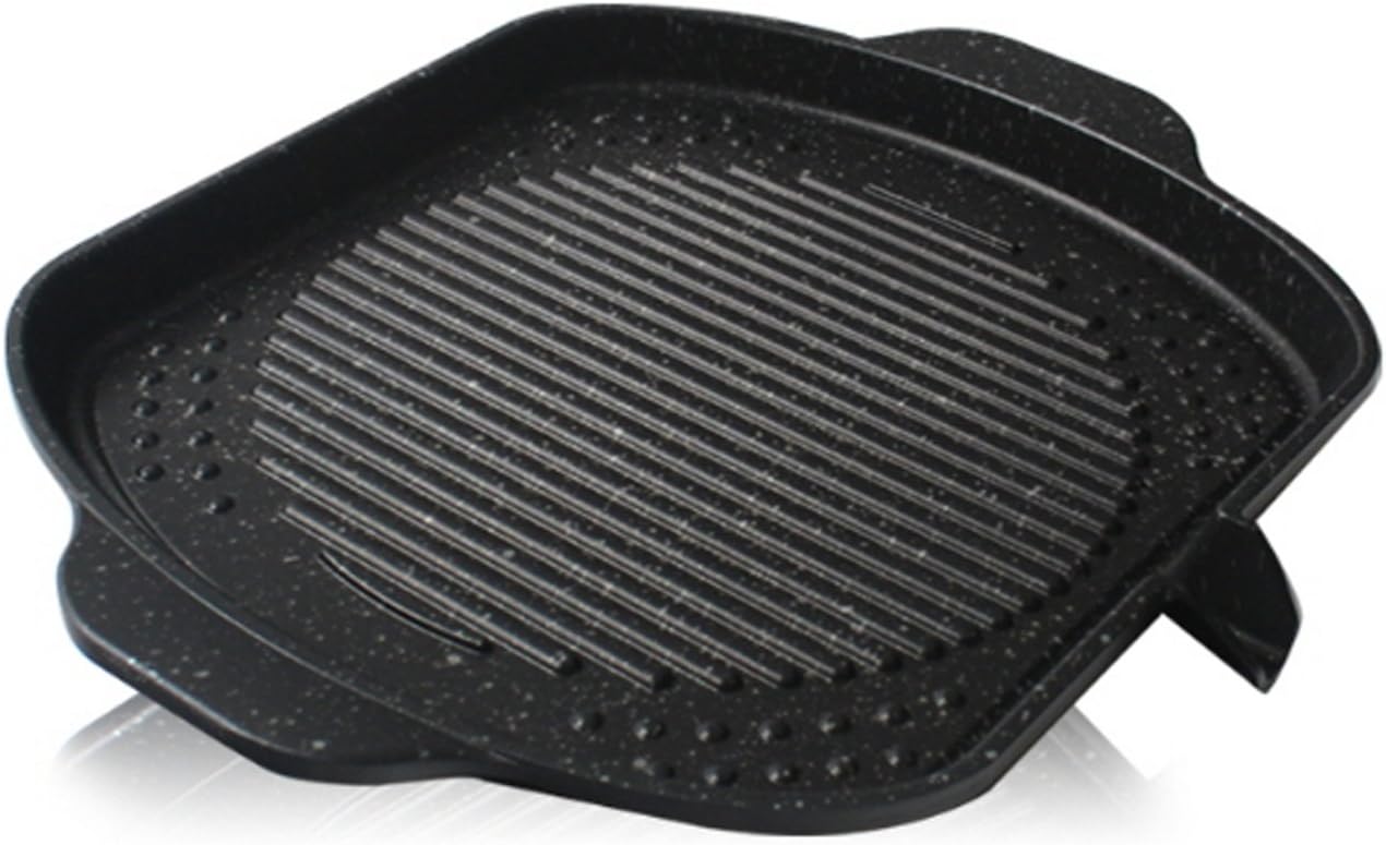 Talent Cook Charcoal coated square Plate Grill Pan Professinal Roast Pan Korean Barbeque Meat